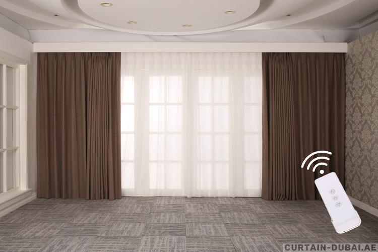 Buy Best Motorized Curtains in Dubai, Abu Dhabi & UAE - Sale Discount 25%