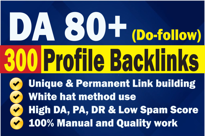 Manually build 100 high quality dofollow profile backlinks for $10, freelancer SEO BEST SELLER (SeoBestSeller) – Kwork