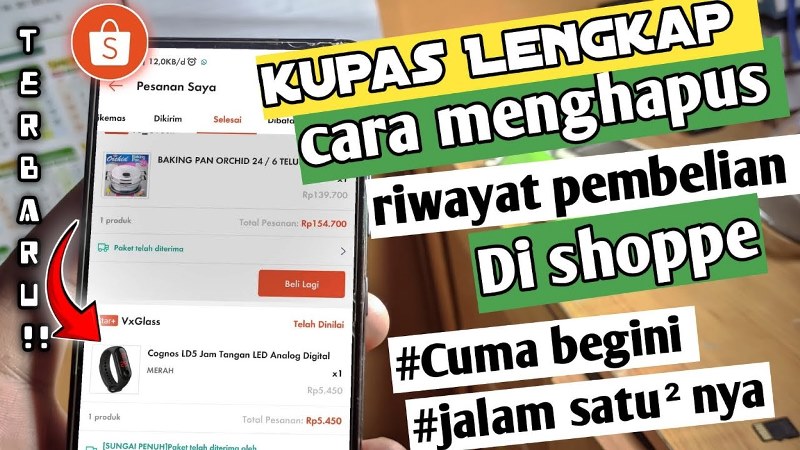 8 Cara Menghapus Pesanan Selesai di Shopee yang Benar