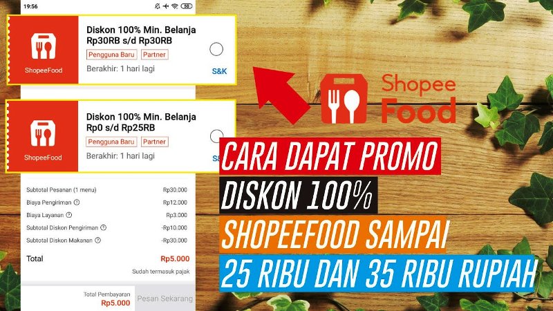 3 Cara Mendapatkan Voucher Shopee Food: Gratis Kode Promo!