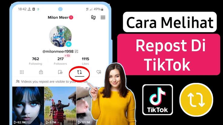 2 Cara Melihat Postingan Ulang di TikTok Sendiri dan Orang Lain