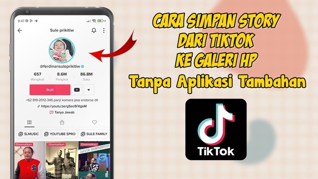 5 Cara Download Story Tiktok Tanpa Watermark ke Galeri HP