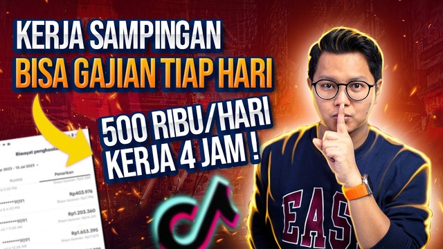 Cara Dapat Uang 500rb Sehari dari Tiktok, Ada 6 Metode Ter-CUAN