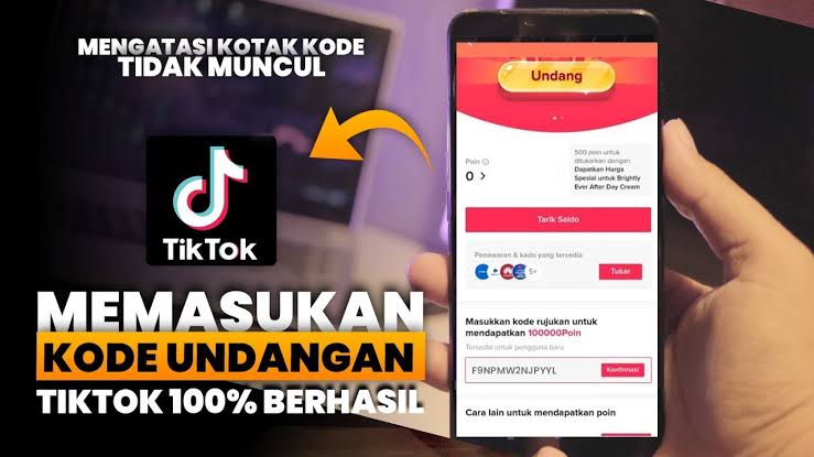 3 Cara Memasukkan Kode Undangan TikTok dari Teman