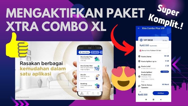 7 Cara Daftar Paket Xtra Combo XL (Mini, Flex, Plus) Cepat Aktif