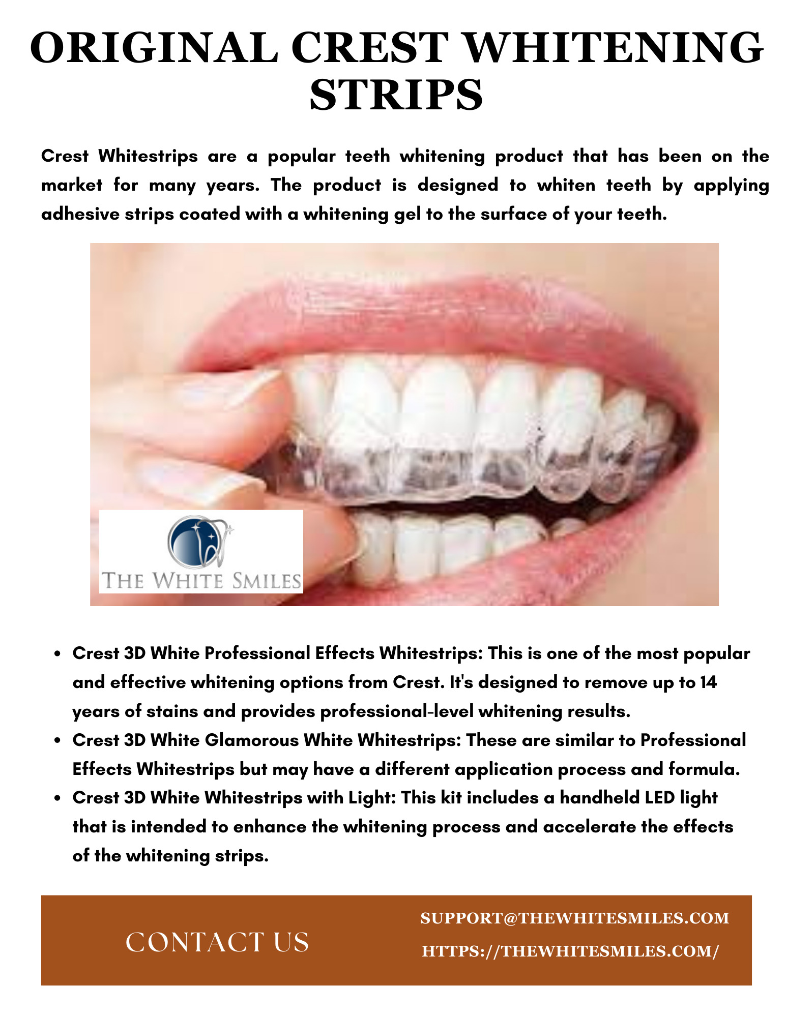 Original Crest Whitening Strips