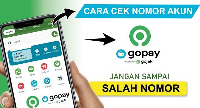 Cara Melihat Nomor GoPay (Penting) Untuk Top Up dan Minta Saldo