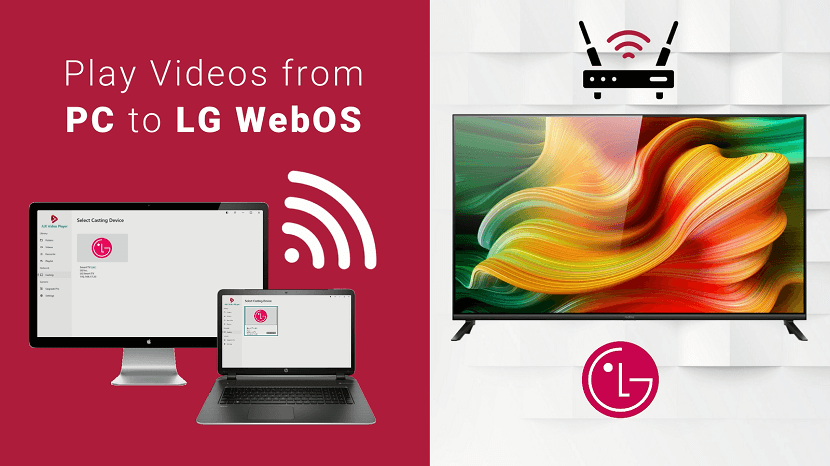 Play and Cast PC to LG WebOS (LG TV)