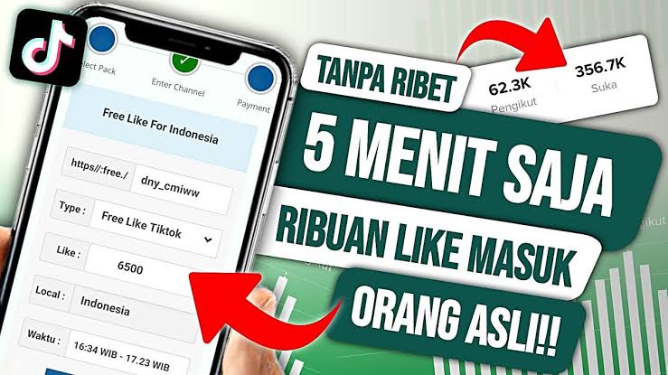 3 Cara Menambah Like TikTok Gratis Tanpa Aplikasi yang Aman