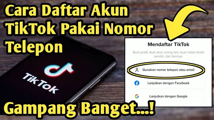 Cara Mendaftar TikTok dengan Nomor Telepon di Aplikasi dan Web