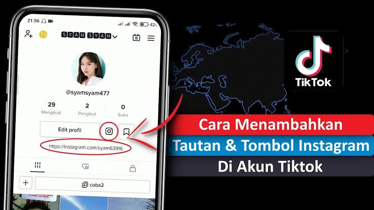 Cara Menambahkan Instagram di TikTok, untuk Jualan & Affiliate