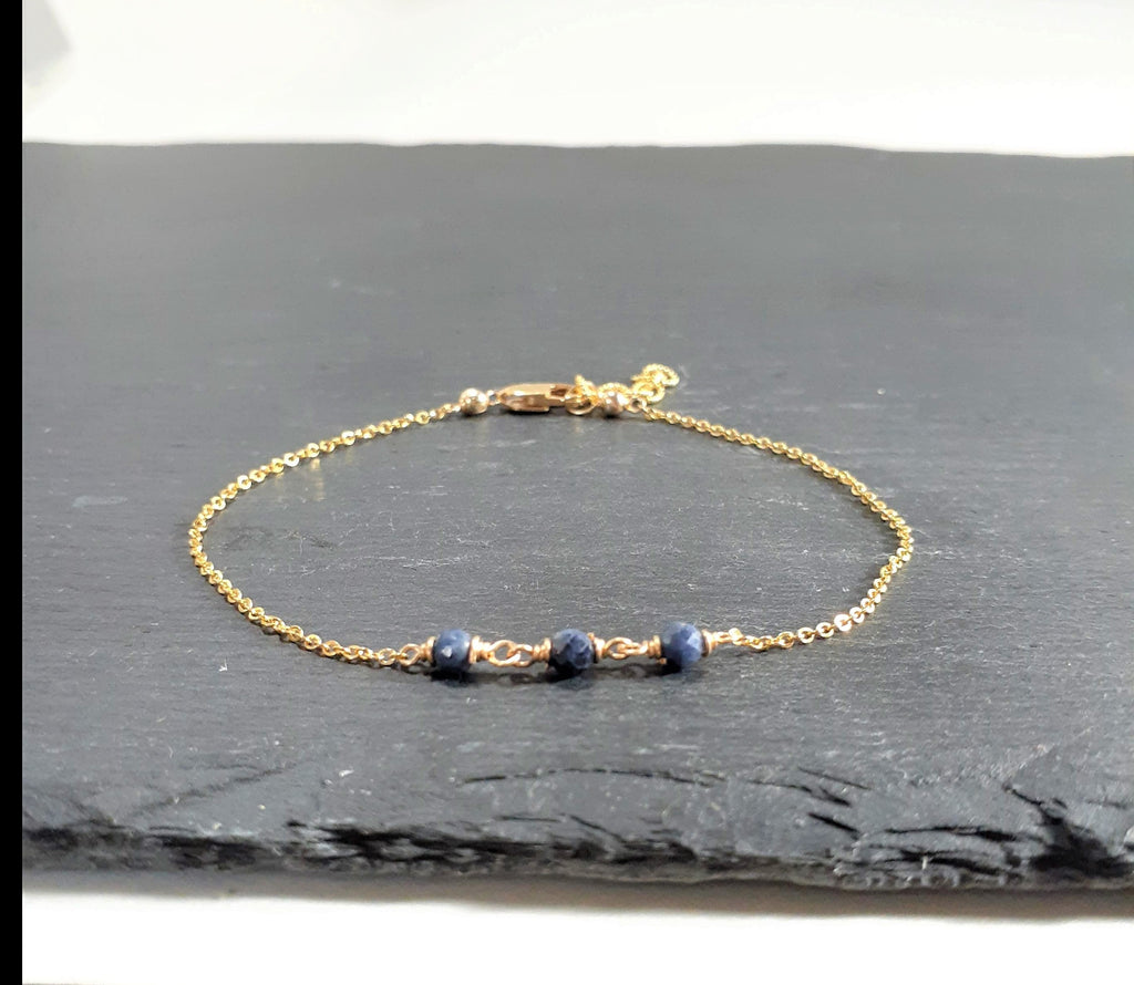 Step into Style with a Beautiful Sapphire Anklet – Admirablejewels