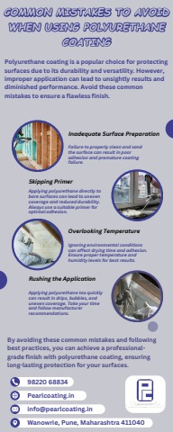 Common Mistakes to Avoid When Using Polyurethane Coating