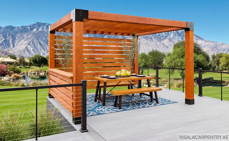 Buy Best Wooden Pergola in Dubai, Abu Dhabi & UAE - Sale 25% OFF