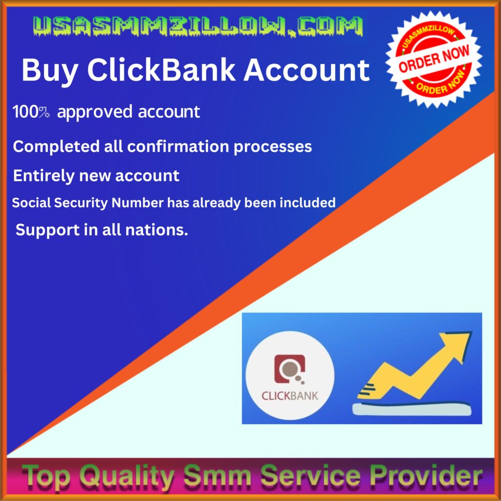 Buy ClickBank Account - 100% Safe Securee Gurantee